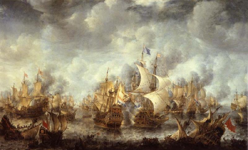 REMBRANDT Harmenszoon van Rijn The Battle of Ter Heide,10 August 1653 France oil painting art